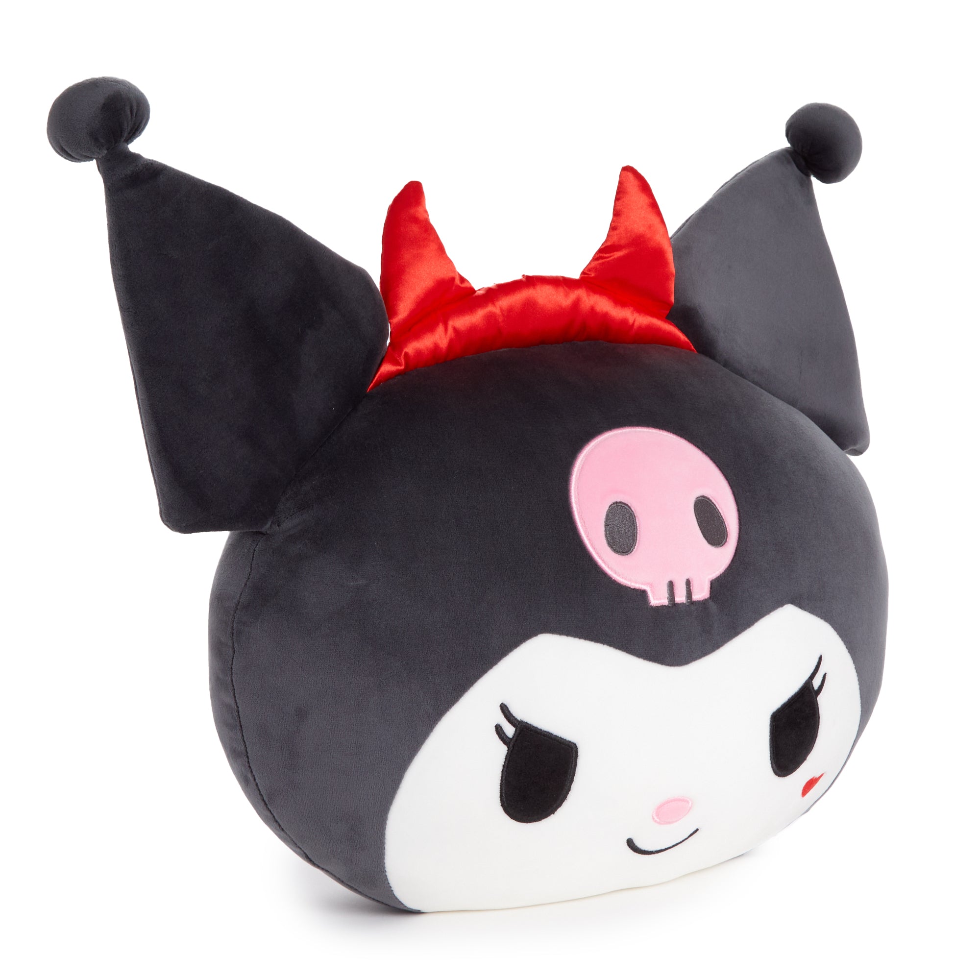 Kuromi Face Plush (Strawberry Treat Series) Plush NAKAJIMA CORPORATION