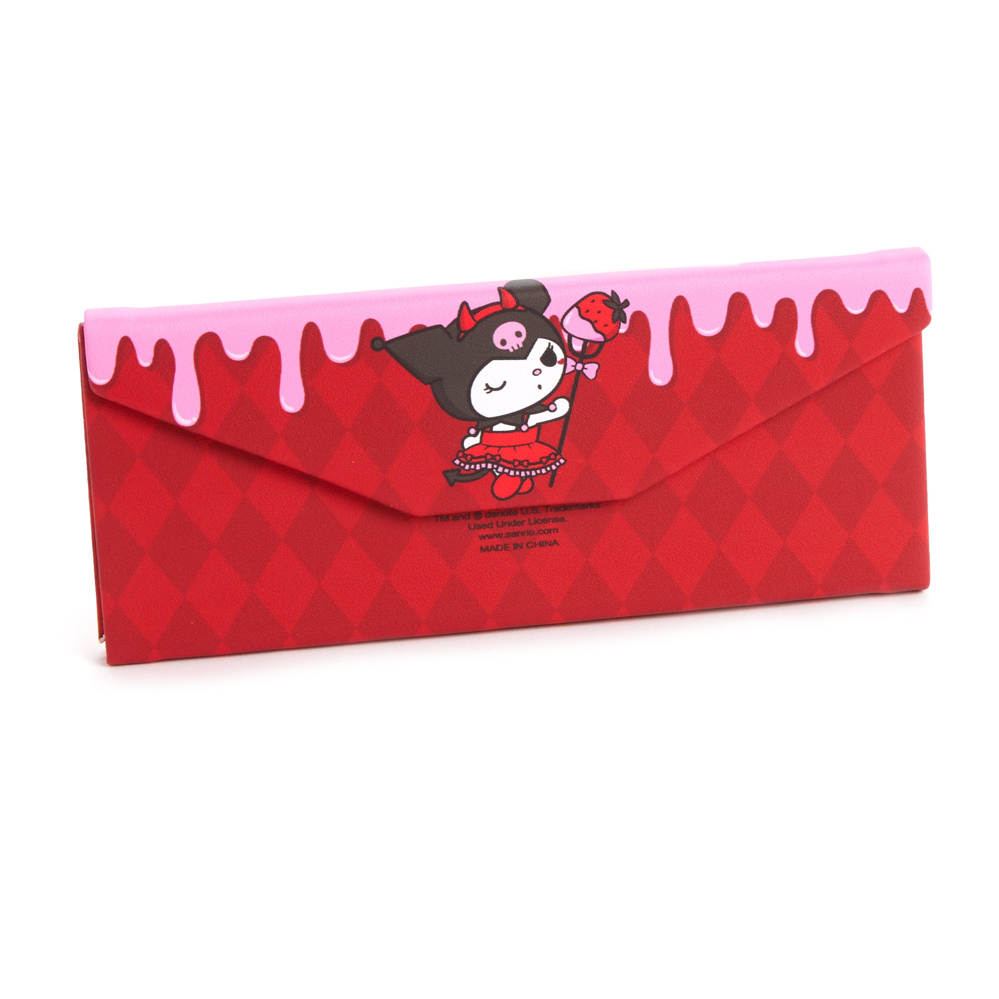 Kuromi Convertible Eyewear Case (Strawberry Treat Series) Accessory NAKAJIMA CORPORATION