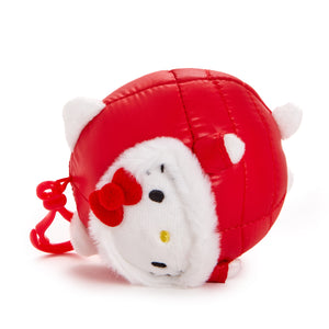 Hello Kitty Mascot Clip (Winter Puffer Series) Plush NAKAJIMA CORPORATION   