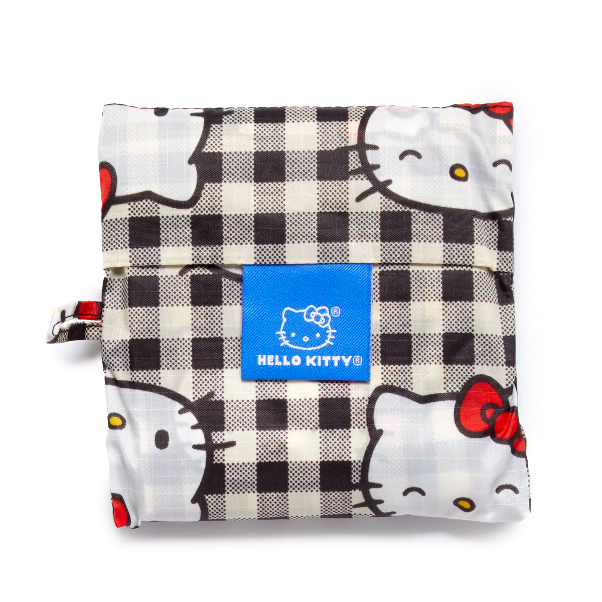 Hello Kitty x Baggu 50th Anniversary Standard Baggu (Black Gingham) Bags Baggu Corporation   