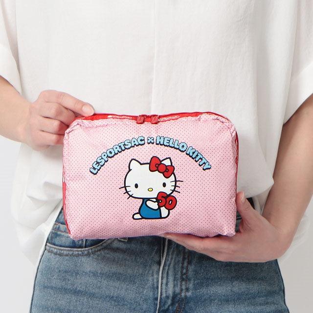 Hello Kitty x LeSportsac Extra Large Rectangular Cosmetic Bag (Party Time!) Bags LeSportsac   