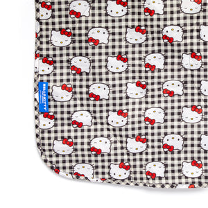 Hello Kitty x Baggu 50th Anniversary Puffy Picnic Blanket (Black Gingham) Home Goods Baggu Corporation   