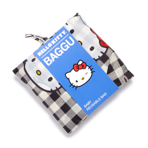 Hello Kitty x Baggu 50th Anniversary Baby Baggu (Black Gingham) Bags Baggu Corporation   