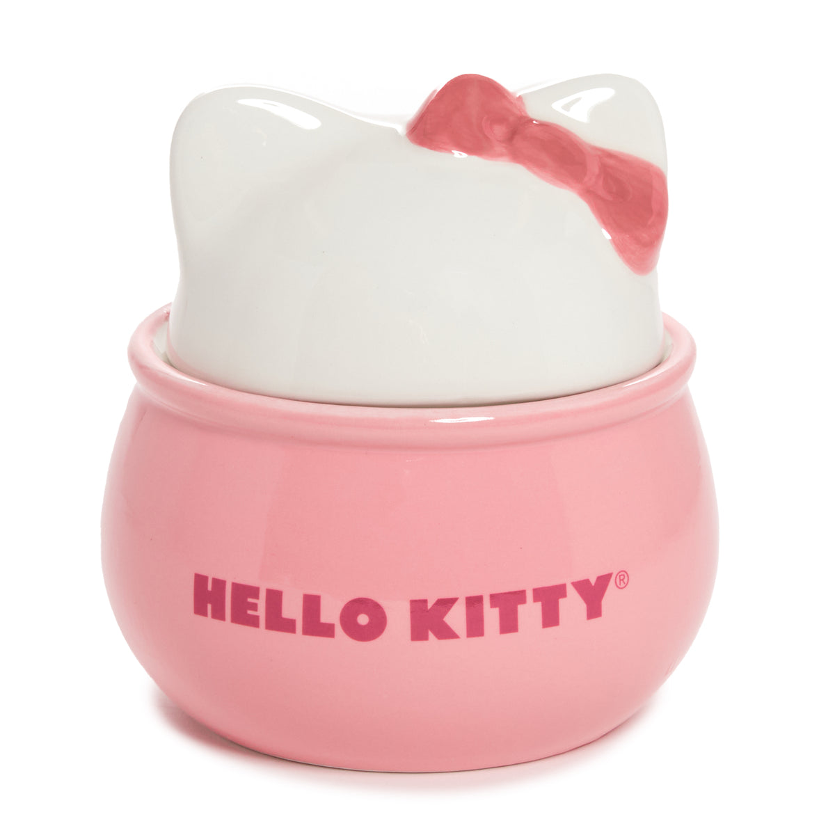 Hello Kitty Ceramic Sculpted Bowl and Spoon Set Home Goods BIOWORLD