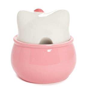 Hello Kitty Ceramic Sculpted Bowl and Spoon Set Home Goods BIOWORLD