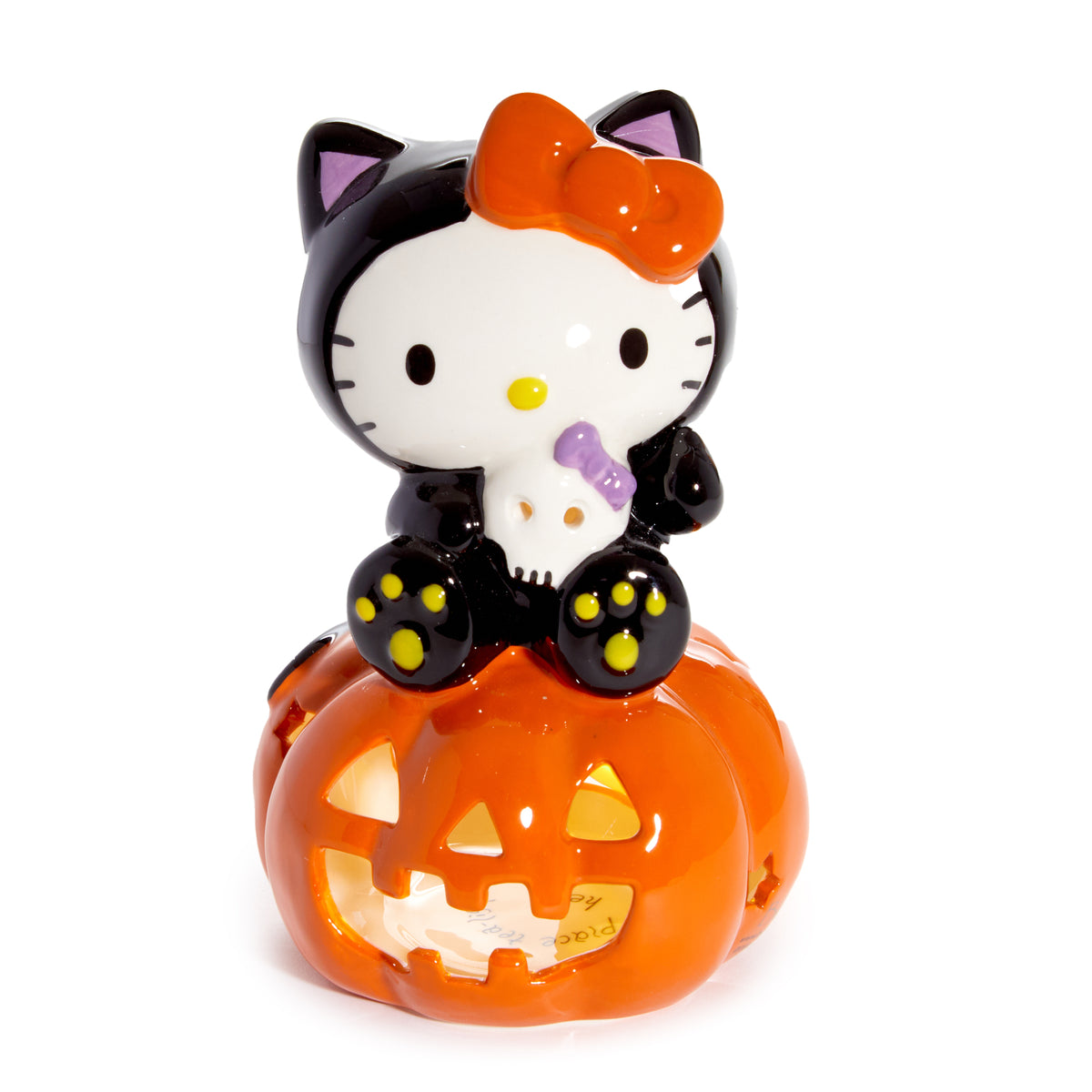 Hello Kitty Halloween Ceramic Tealight Holder Seasonal Blue Sky Clayworks   