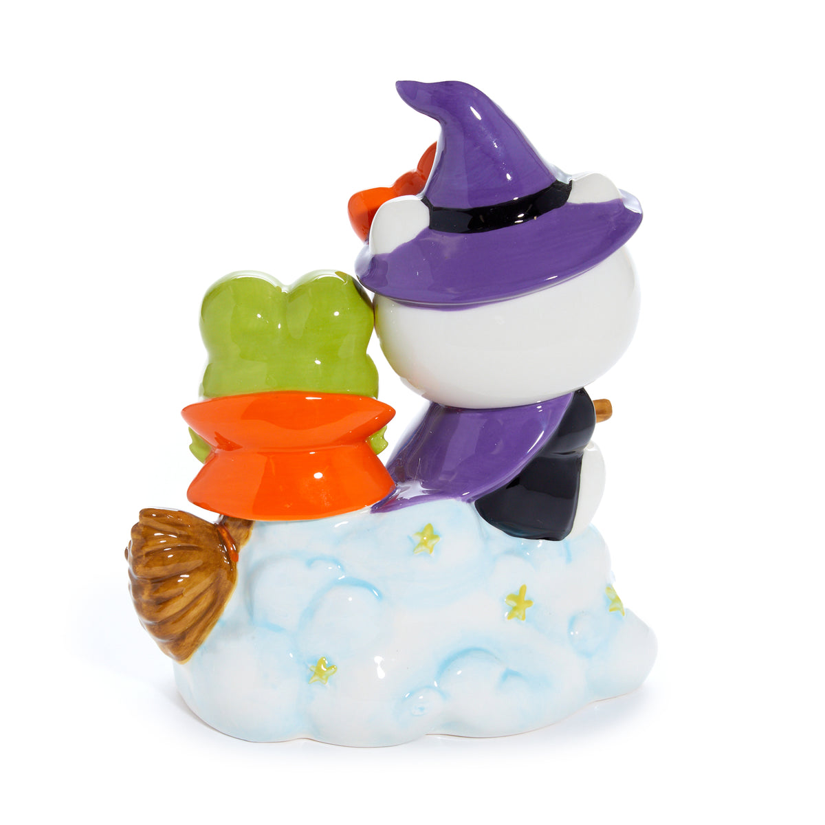 Hello Kitty and Keroppi Ceramic Halloween Figurine Seasonal Blue Sky Clayworks   