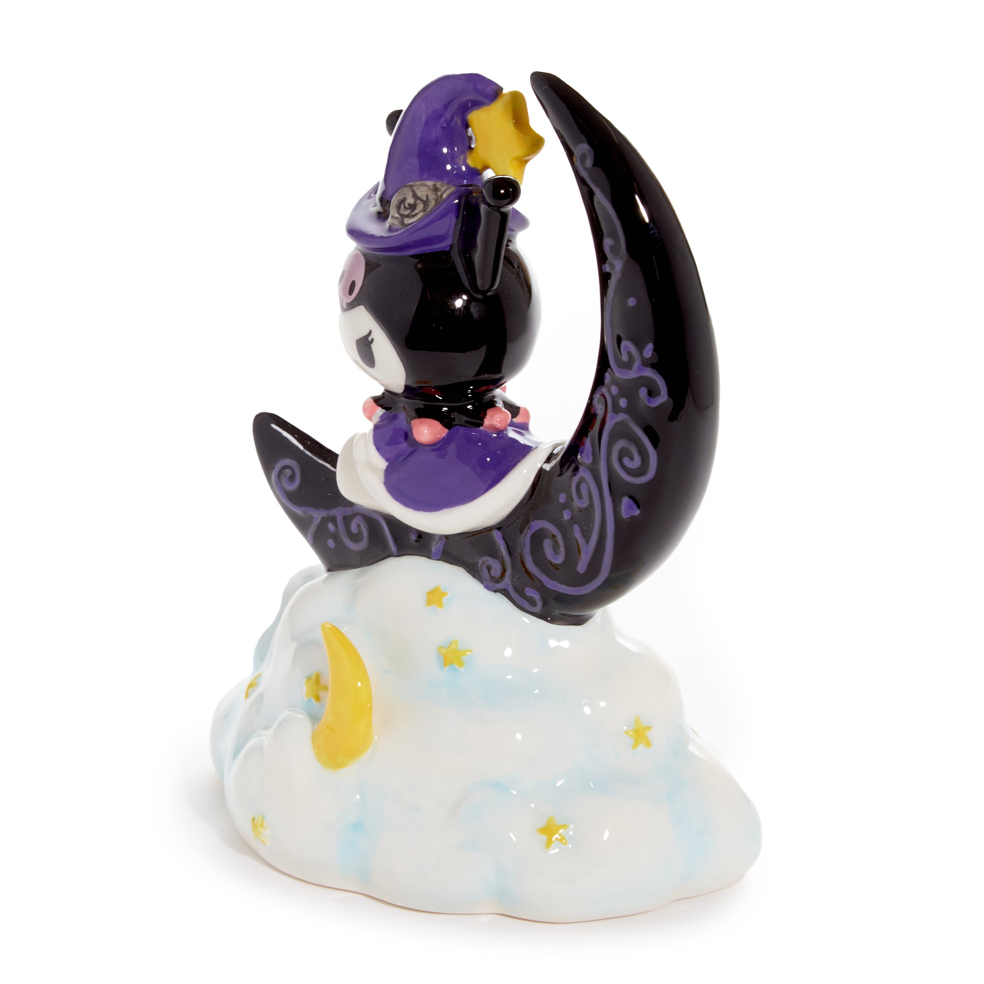 Kuromi Mystic Moon Ceramic Figurine Seasonal Blue Sky Clayworks   