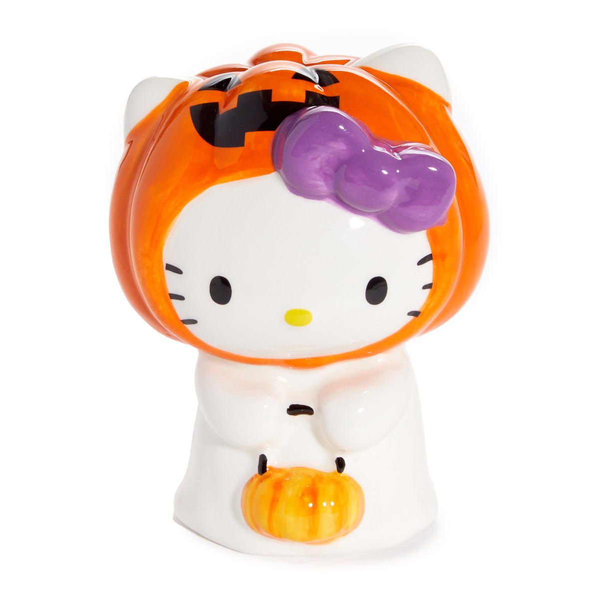 Hello Kitty Halloween Trick or Treat Ghost Ceramic Figurine Seasonal Blue Sky Clayworks   