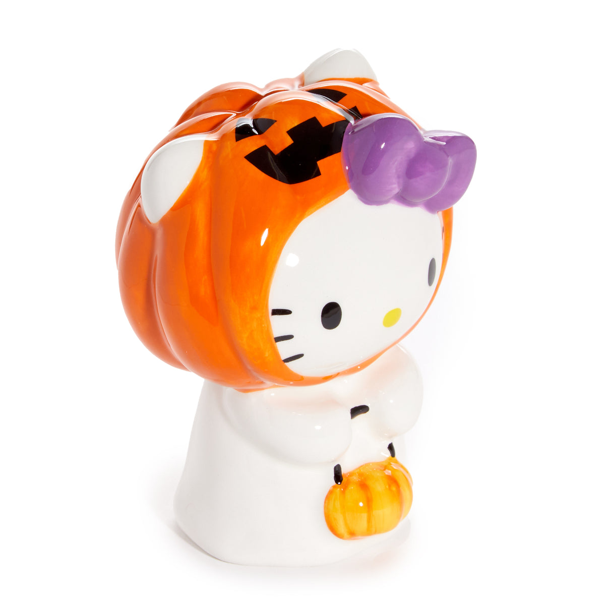 Hello Kitty Halloween Trick or Treat Ghost Ceramic Figurine Seasonal Blue Sky Clayworks   