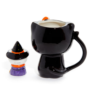 Hello Kitty Halloween Costume Ceramic Mug and Figurine Gift Set Seasonal Blue Sky Clayworks   