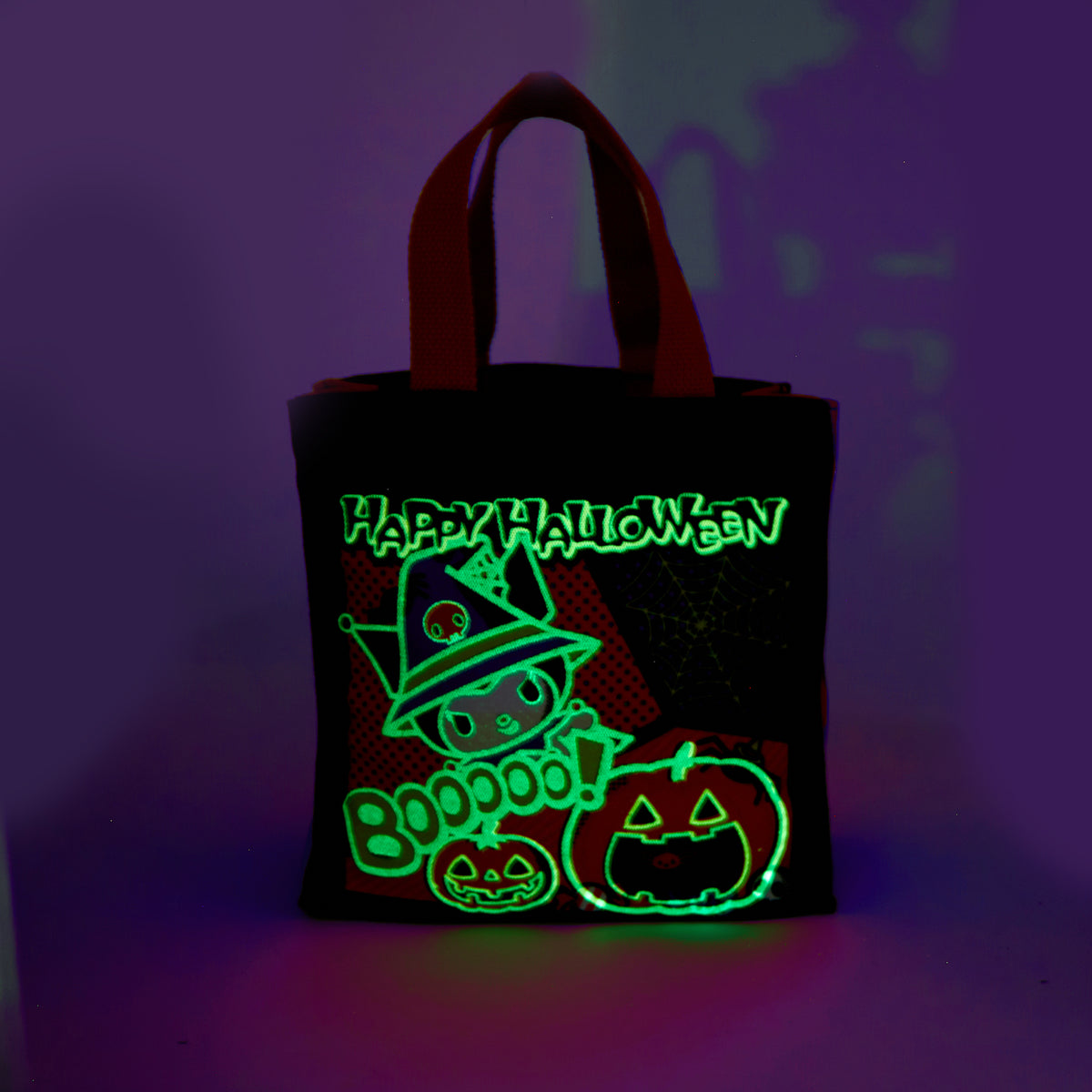 Kuromi 2024 Halloween Glow-in-the-Dark Treat Bag Bags HUNET   