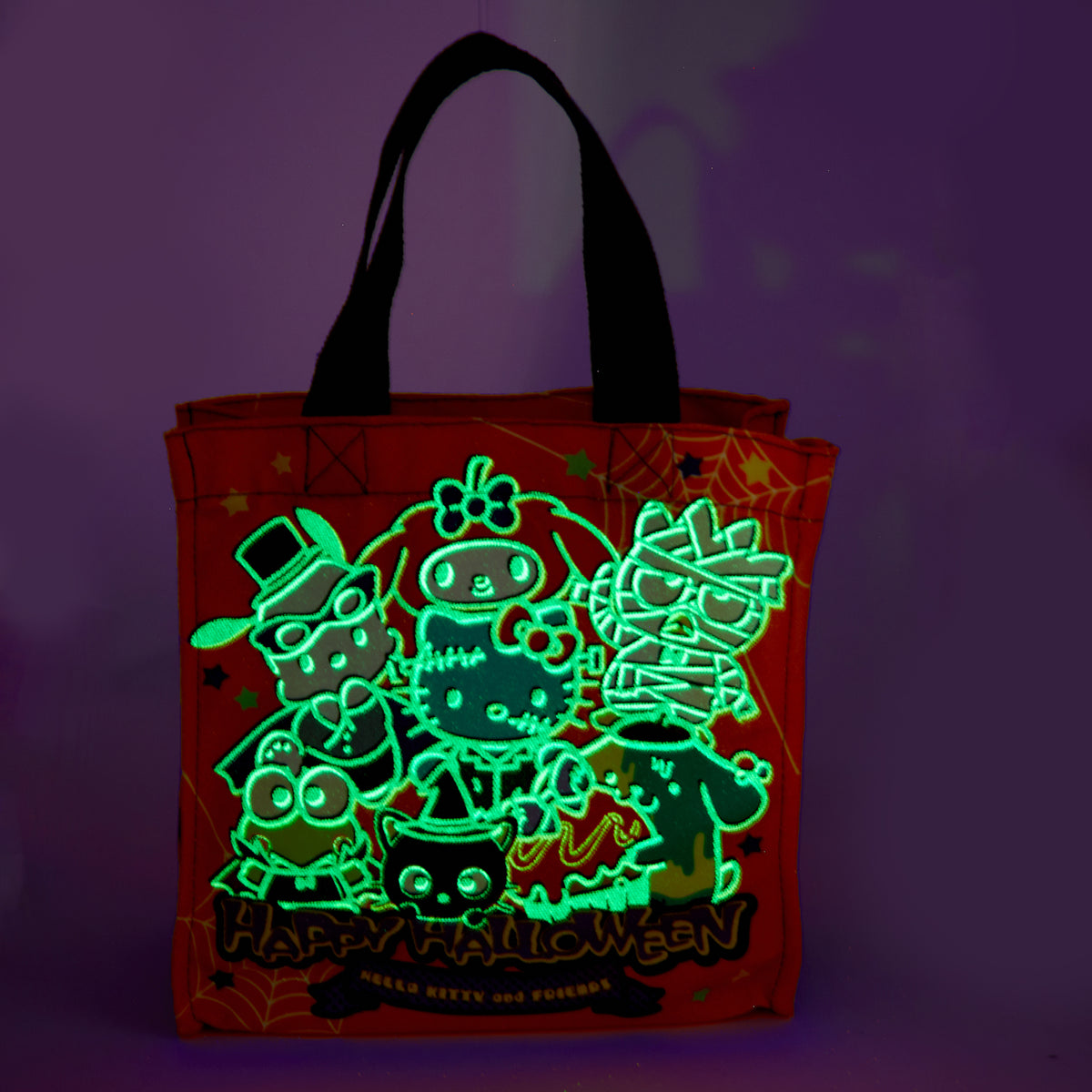 Hello Kitty and Friends 2024 Halloween Glow-in-the-Dark Treat Bag Bags HUNET   