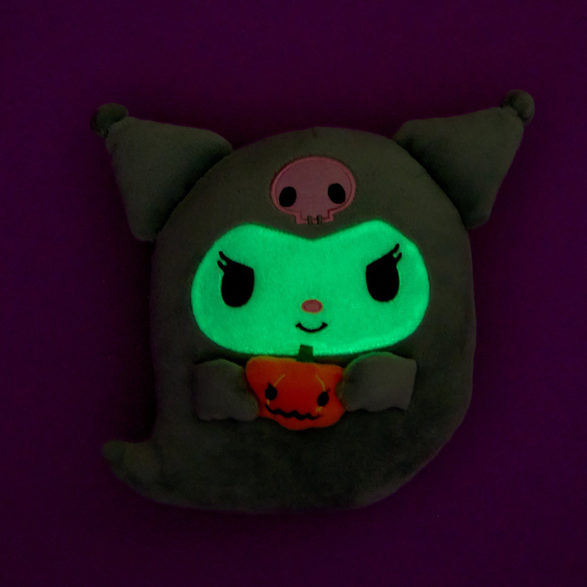 Kuromi 2024 Halloween Glow-In-The-Dark Ghost 8" Plush Plush HUNET   