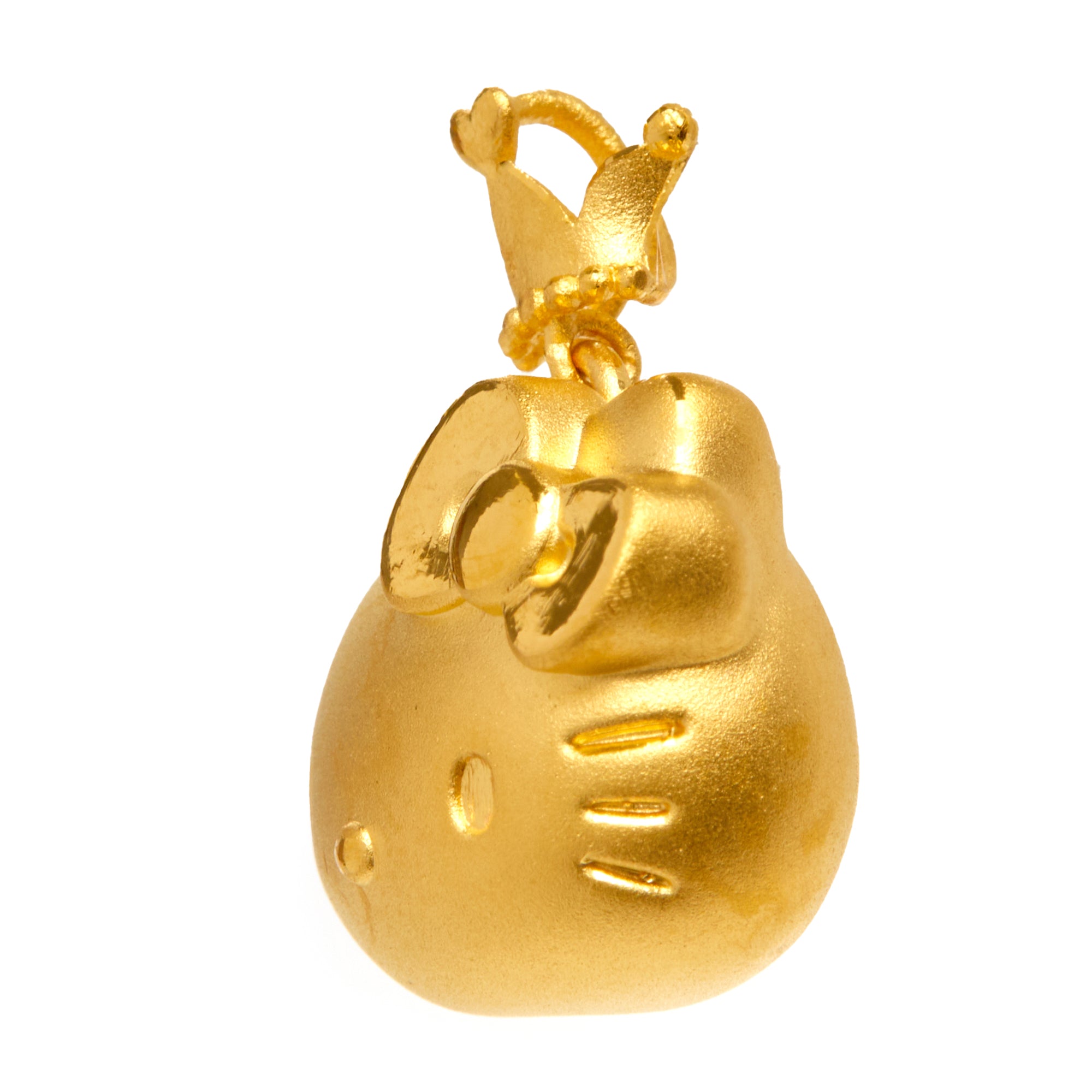 Hello Kitty x Chow Tai Fook 24K Gold Crown Pendant Jewelry Chow Tai Fook   