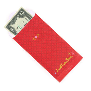 LittleTwinStars 8-pc Vertical Enclosure Envelopes (Red) Stationery Global Original