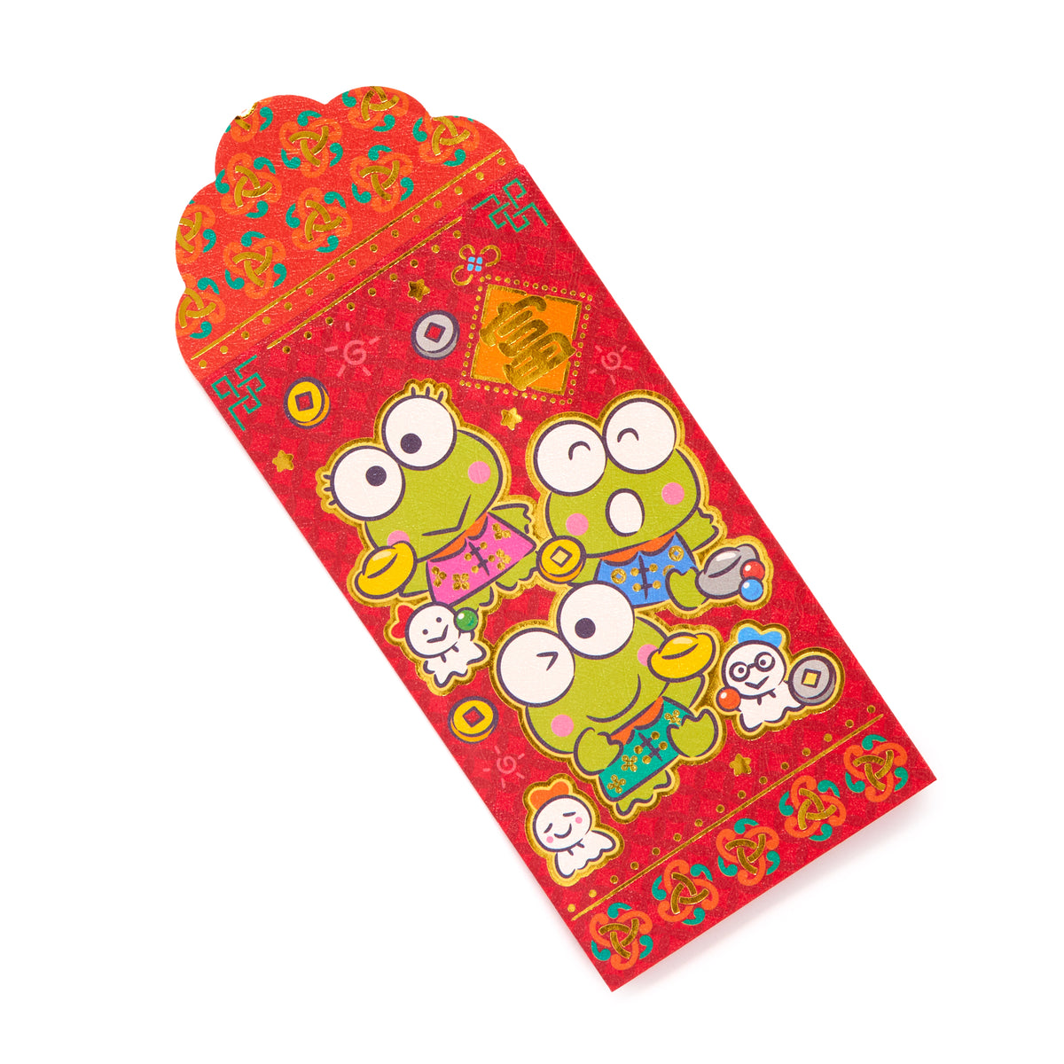 Keroppi 8-pc Vertical Enclosure Envelopes (Red) Stationery Global Original