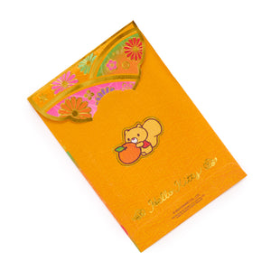 Hello Kitty 10-pc Enclosure Envelopes (Gold) Stationery Global Original