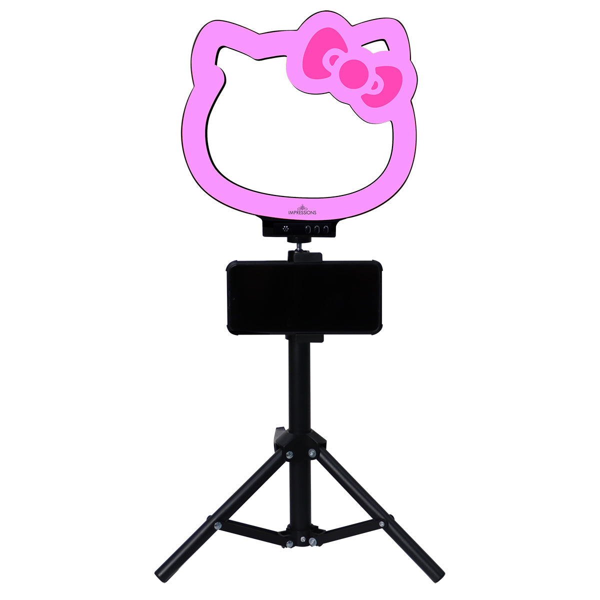 Hello Kitty® Supercute 10” RGB Desktop Ring Light with Tripod Makeup Lighting Impressions Vanity Co.   