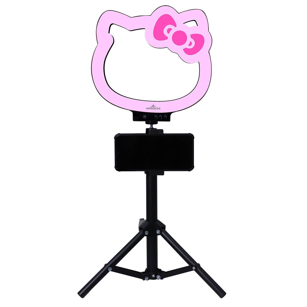 Hello Kitty® Supercute 10” RGB Desktop Ring Light with Tripod Makeup Lighting Impressions Vanity Co.   