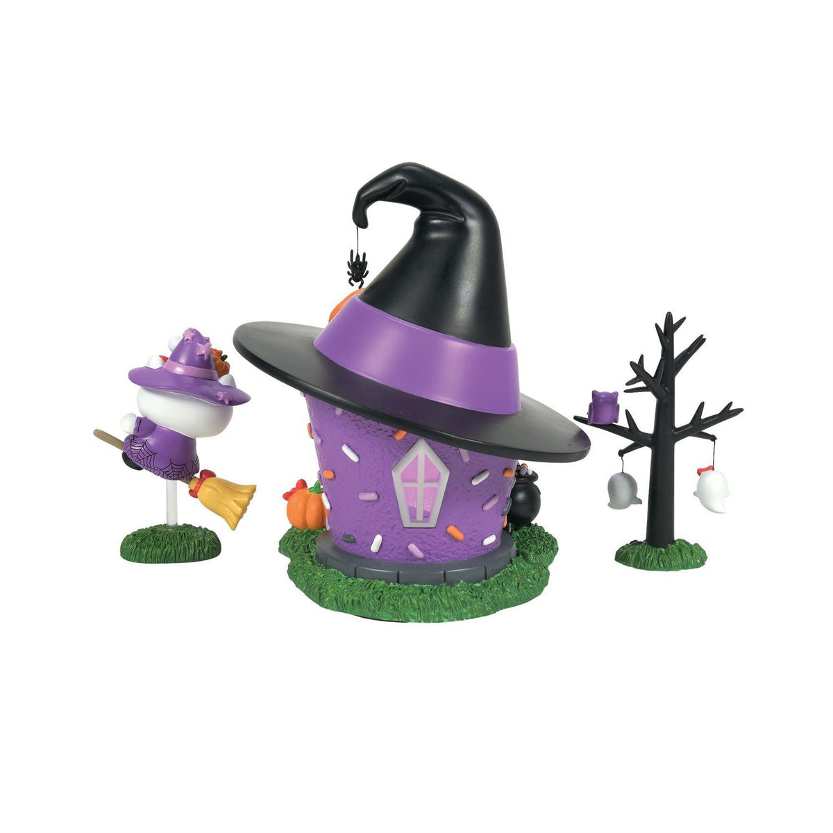 Hello Kitty&#39;s Halloween Witch Tower Figurine Set Home Goods ENESCO LLC   