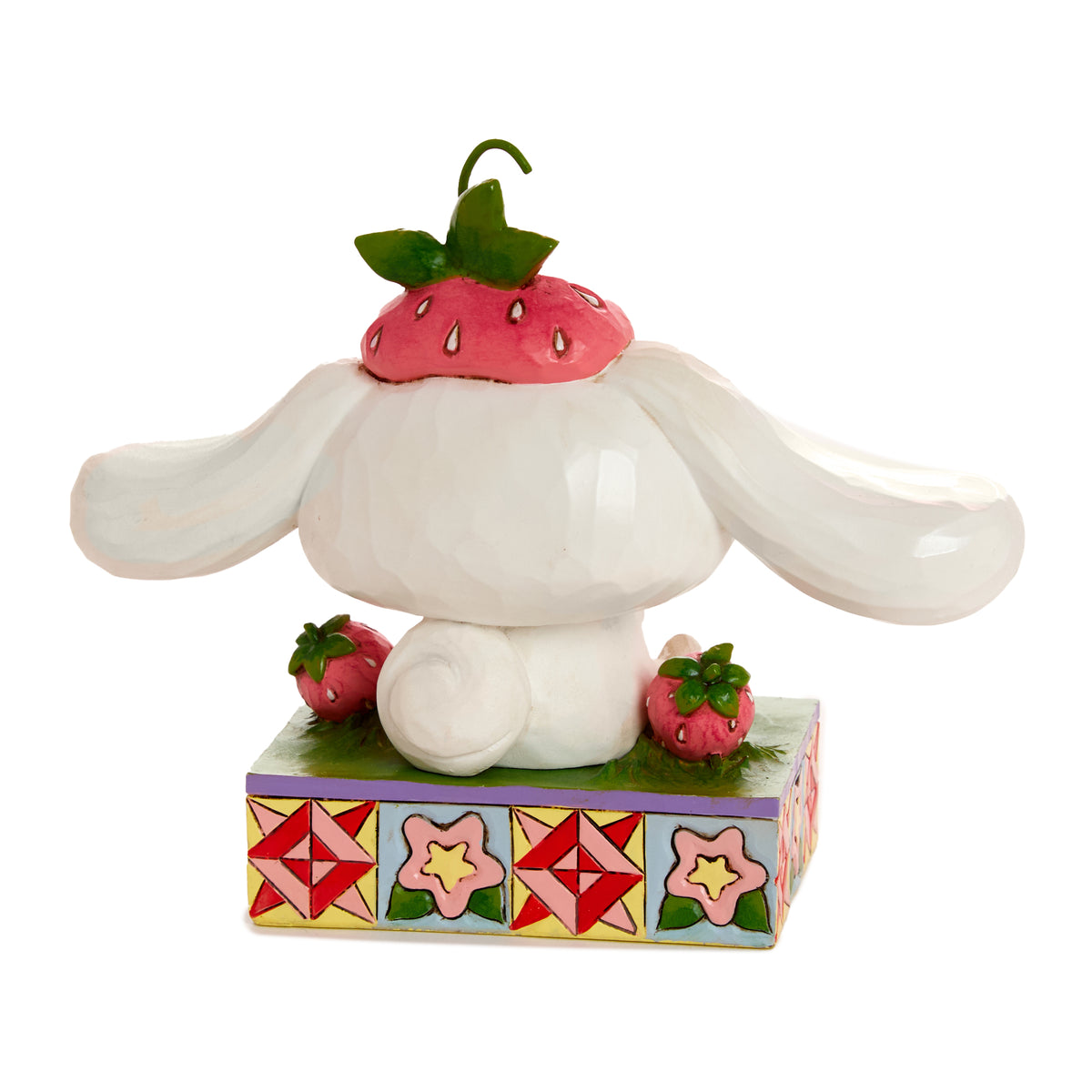 Cinnamoroll with Strawberry Figurine (Jim Shore Sanrio Collection) Home Goods ENESCO LLC   