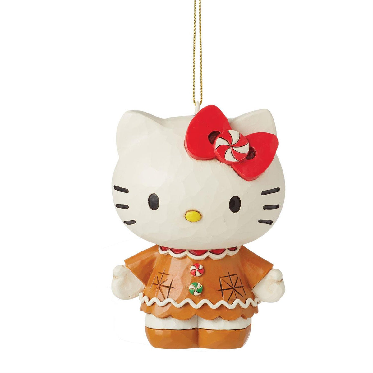 Hello Kitty Gingerbread Hanging Ornament (Jim Shore Sanrio Collection) Home Goods ENESCO LLC   