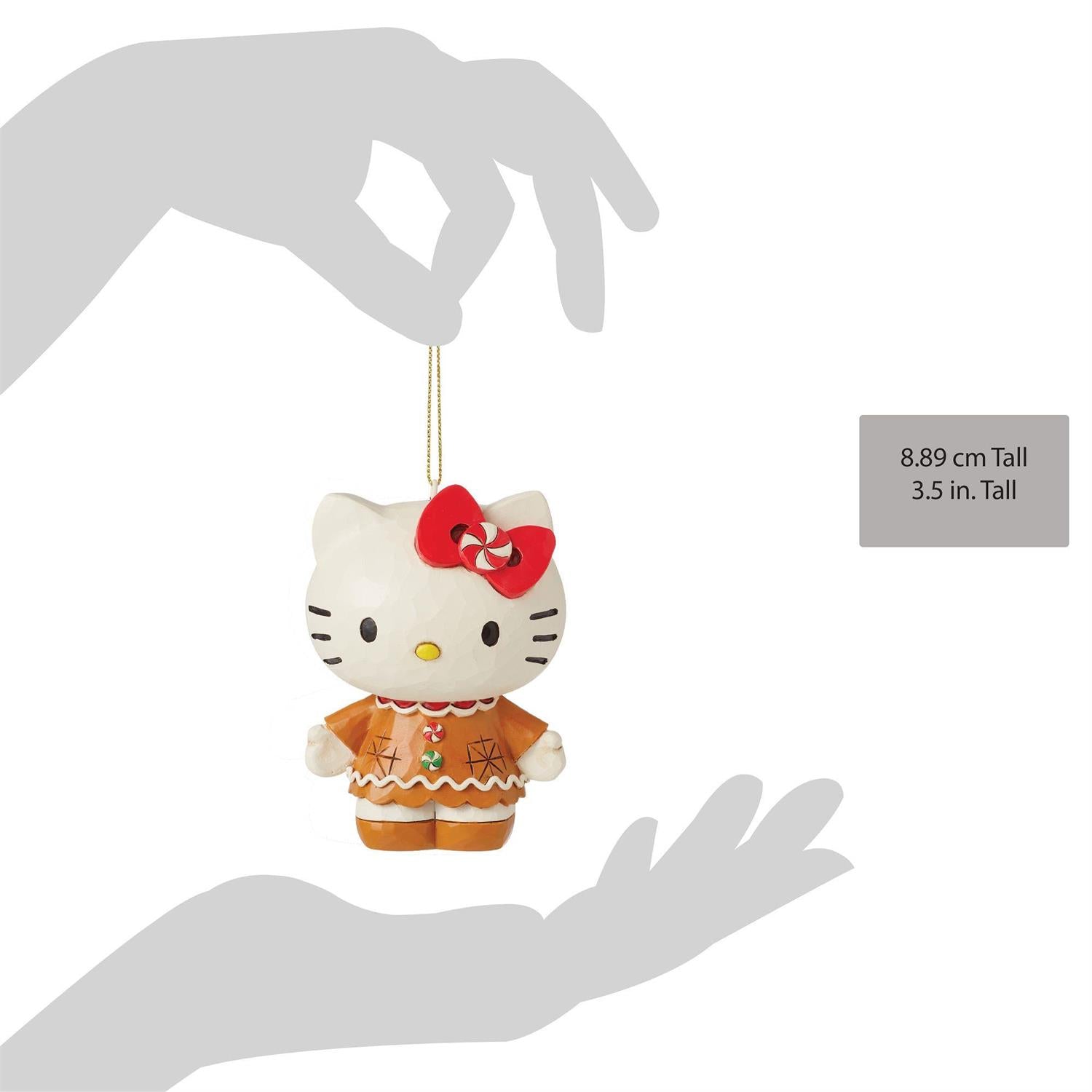 Hello Kitty Gingerbread Hanging Ornament (Jim Shore Sanrio Collection) Home Goods ENESCO LLC   