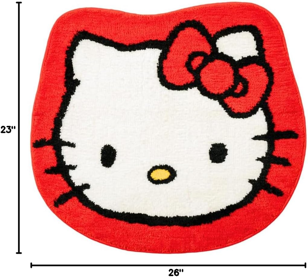 Hello Kitty Plush Bathroom Mat Home Goods Franco Manufacturing Company I   