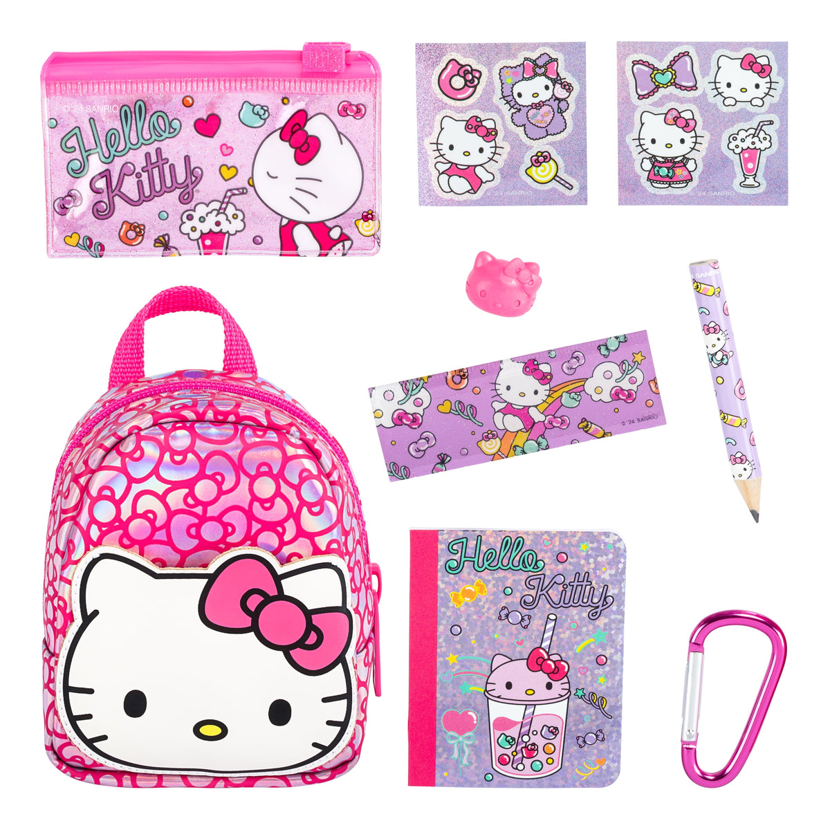 Hello Kitty Hot Pink Real Littles Micro Backpack Bags License 2 Play Toys   