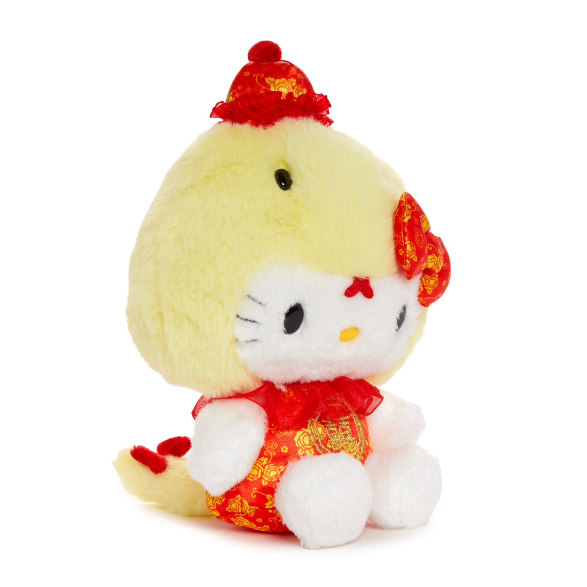 Hello Kitty 7&quot; Bean Doll Yellow Plush (Year of the Snake) Plush NAKAJIMA CORPORATION