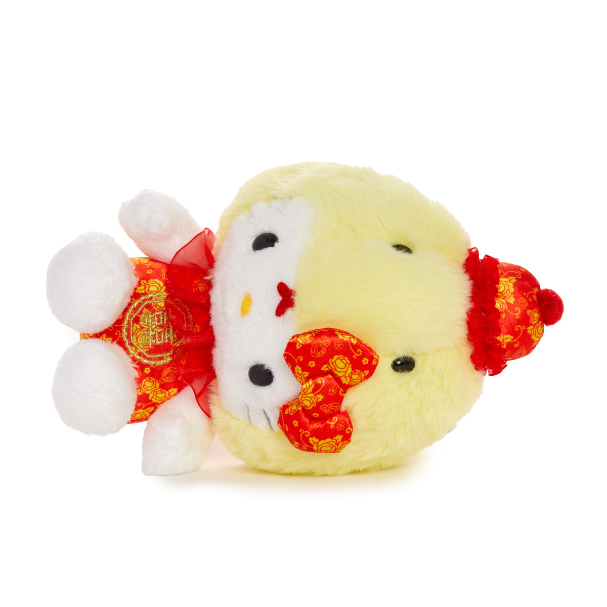 Hello Kitty 7&quot; Bean Doll Yellow Plush (Year of the Snake) Plush NAKAJIMA CORPORATION