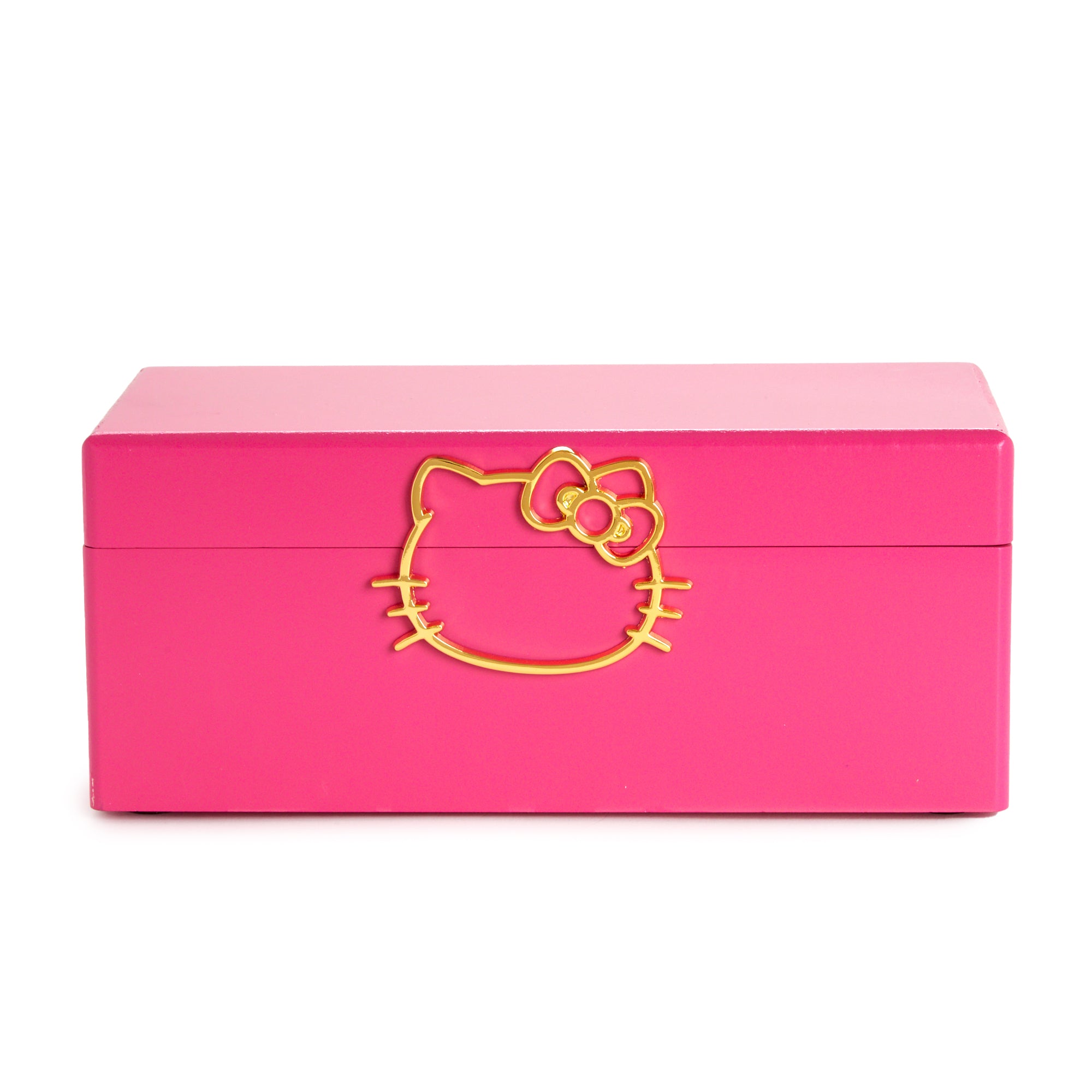 Hello Kitty Pink Lacquered Jewelry Box Organizer Home Goods JACMEL JEWELRY INC   