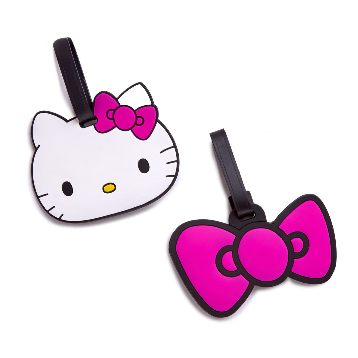 Hello Kitty Pink Bow 2 pc Luggage Tag Set