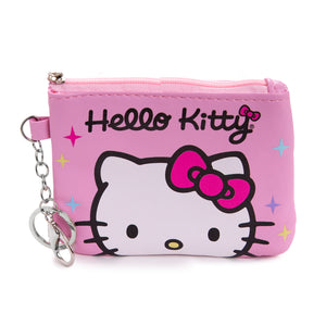 Hello Kitty Pink Keychain Card Case Bags JACMEL JEWELRY INC   