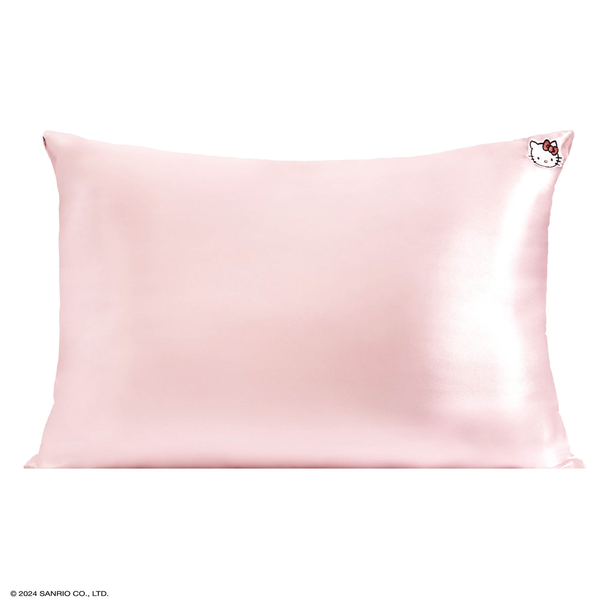 Hello Kitty x Kitsch Face Pillowcase (Solid Pink) Home Goods Kitsch LLC   