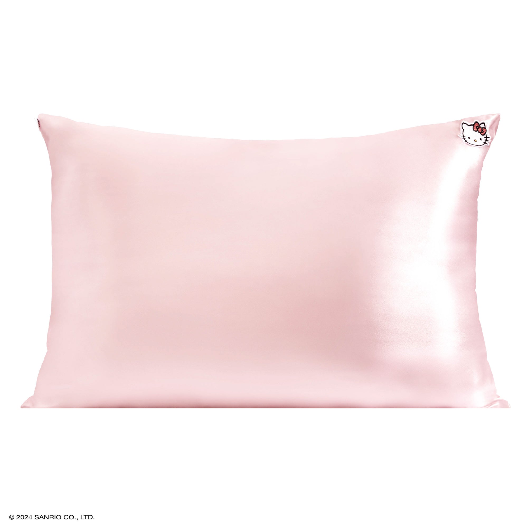 Hello Kitty x Kitsch Face Pillowcase (Solid Pink) Home Goods Kitsch LLC   