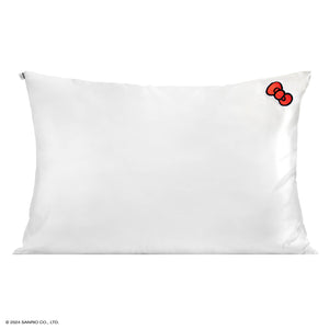 Hello Kitty x Kitsch Bow Pillowcase (Solid Ivory) Home Goods Kitsch LLC   