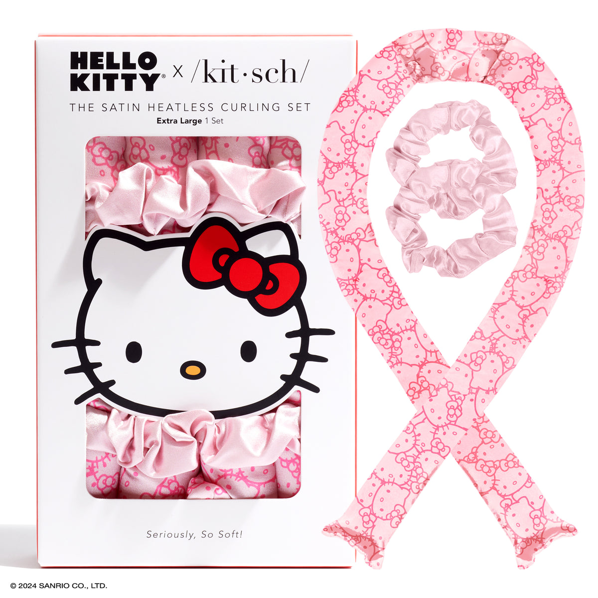 Hello Kitty x Kitsch XL Heatless Curling Set Accessory Kitsch LLC   