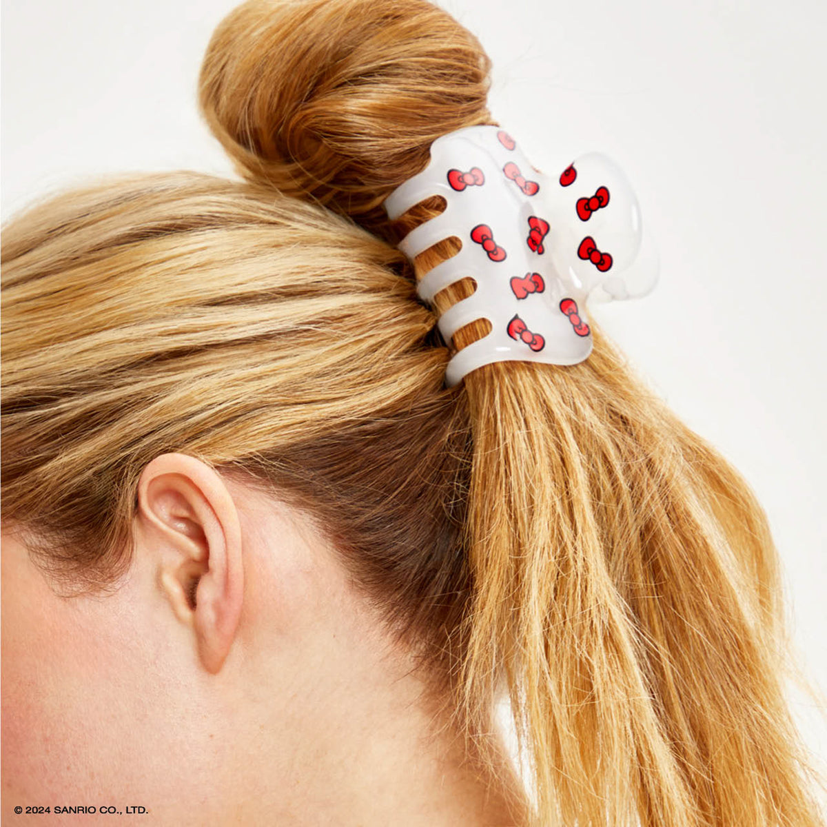 Hello Kitty x Kitsch Puffy Claw Clip (Bows) Accessory Kitsch LLC   