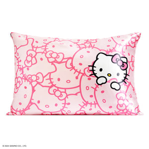 Hello Kitty x Kitsch Faces Pillowcase (Pink) Home Goods Kitsch LLC   