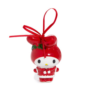 Hello Kitty and My Melody 2-pc Holiday Ceramic Ornament Set (Santa Suit) Seasonal Blue Sky Clayworks