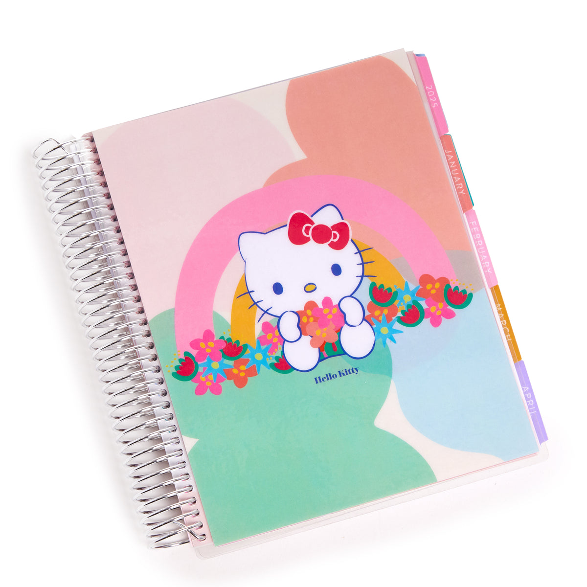 Hello Kitty and Friends x Erin Condren Rainbow Relaxation 2025 LifePlanner Stationery ERIN CONDREN   