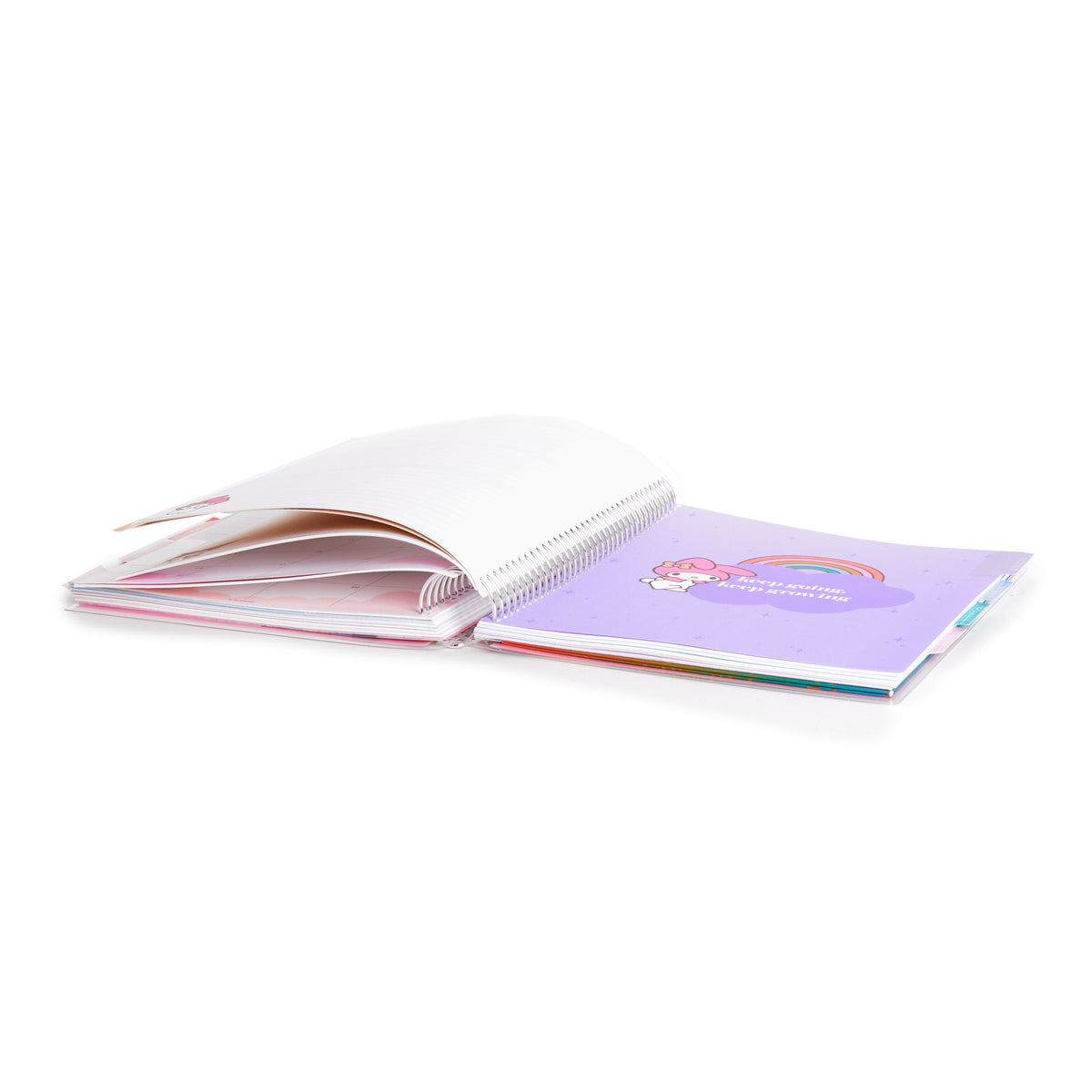 Hello Kitty and Friends x Erin Condren Rainbow Relaxation 2025 LifePlanner Stationery ERIN CONDREN   