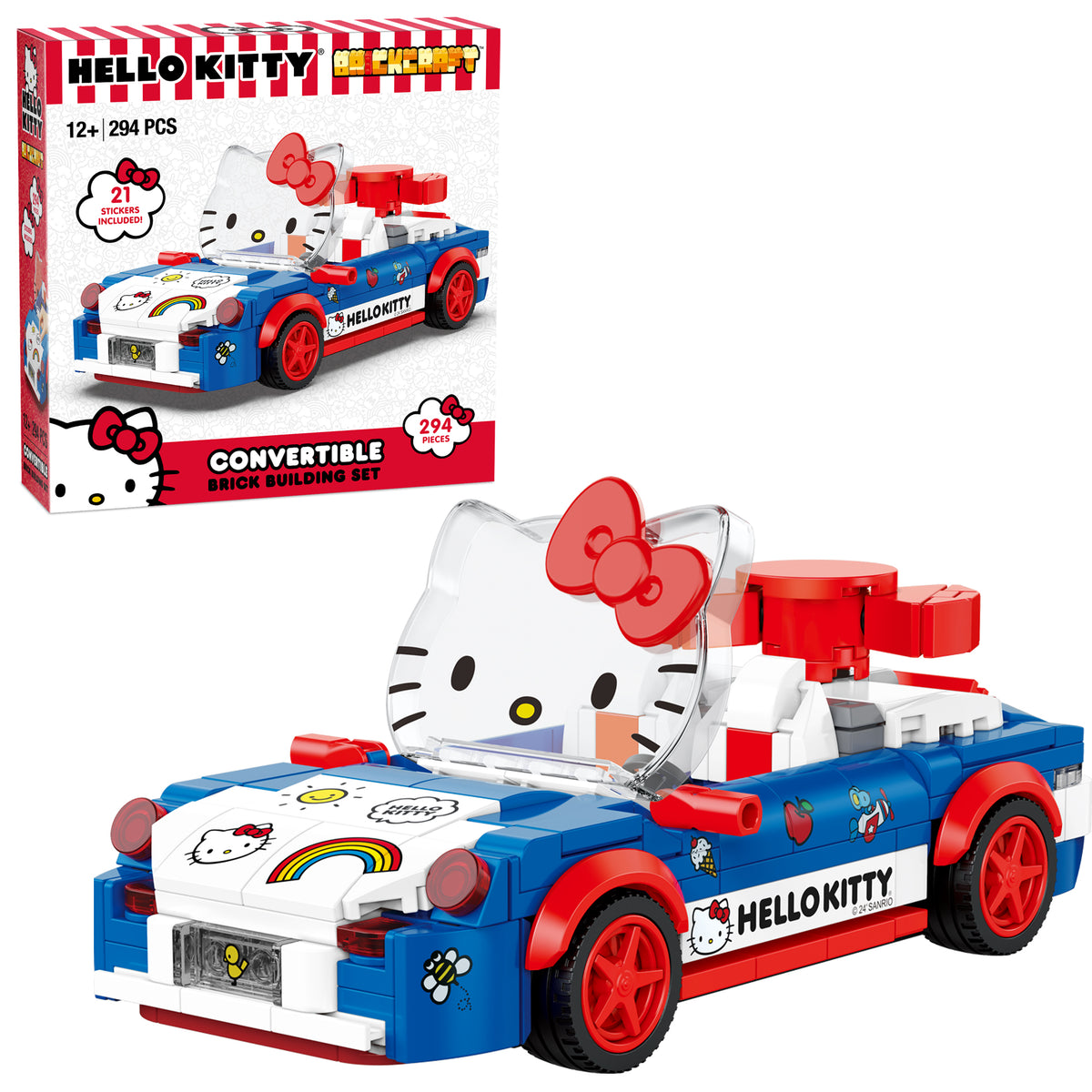 Hello Kitty x Brickcraft Custom Convertible Building Set Toys&amp;Games Brickcraft   