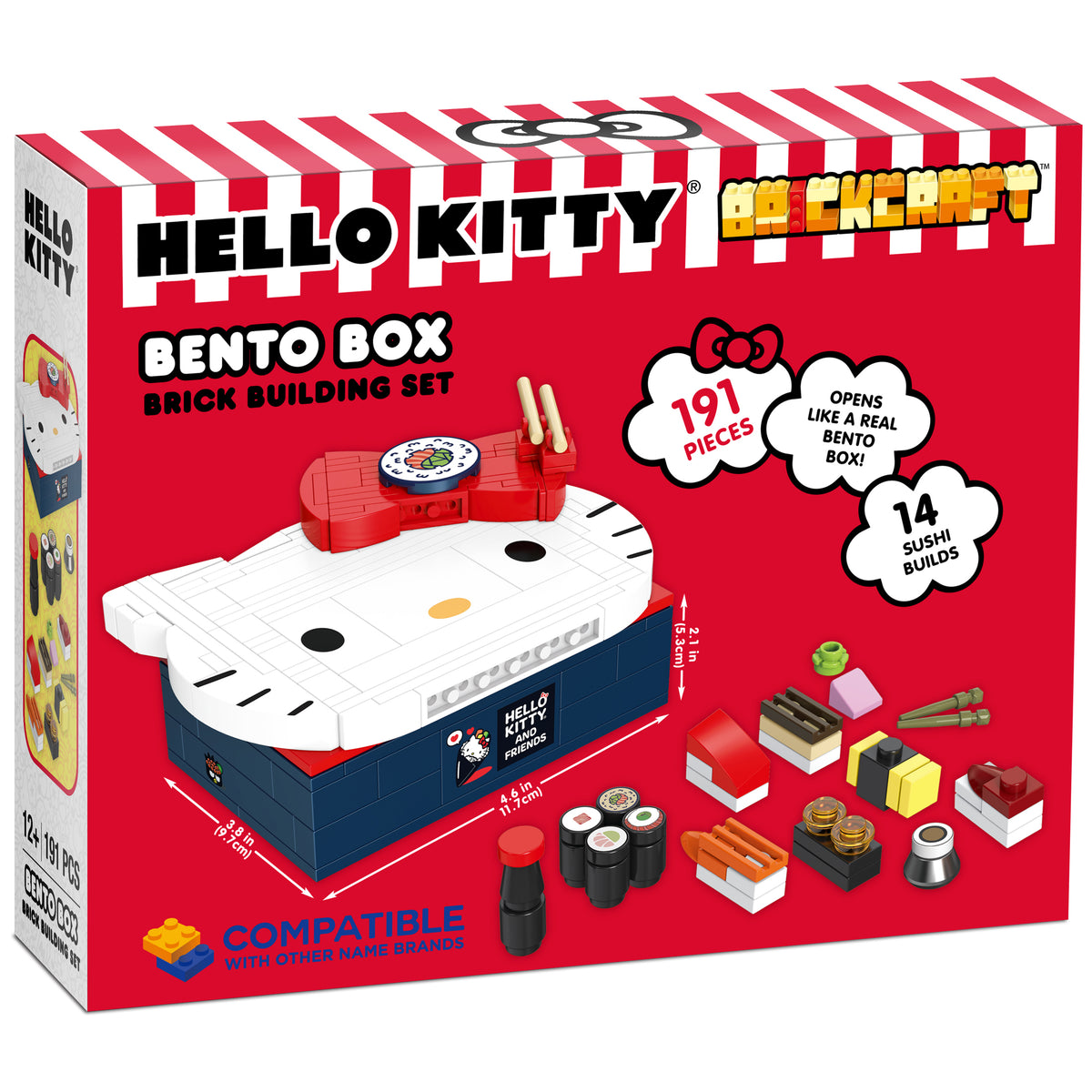 Hello Kitty x Brickcraft Bento Box Building Set Toys&amp;Games Brickcraft   