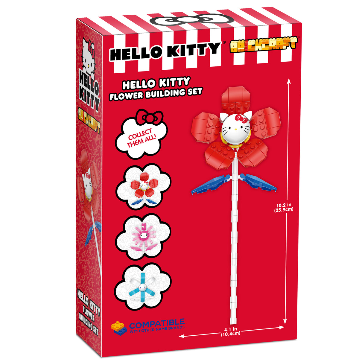 Hello Kitty x Brickcraft Flower Building Set Toys&amp;Games Brickcraft   