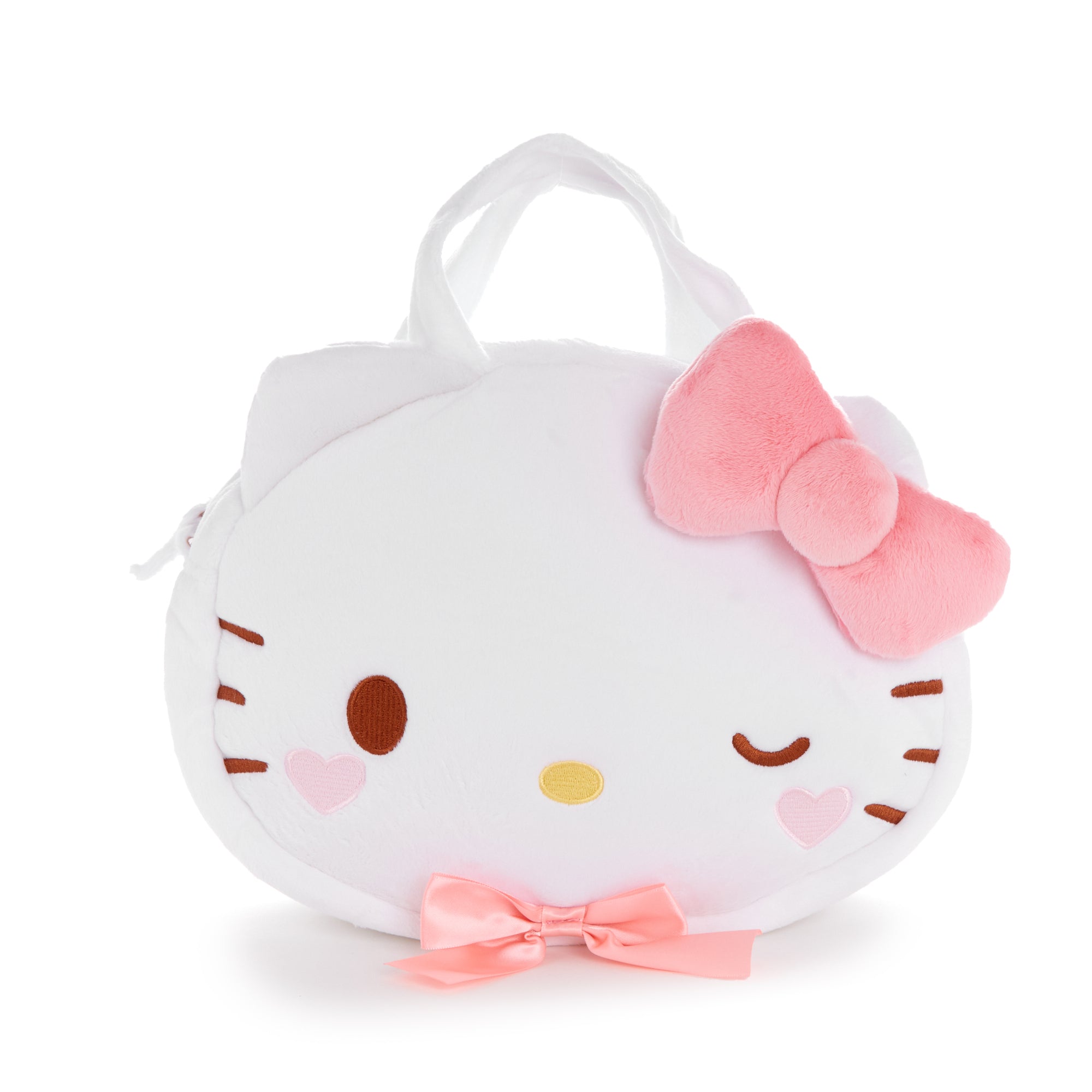 Hello Kitty 2-Way Plush Crossbody Bag (Wink Series) Bags Global Original