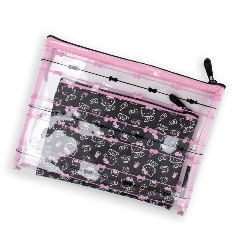 Hello Kitty x Impressions Slim Pouch Set (Black)