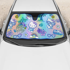 Hello Kitty Car Sun Shade (Summer Sailing) Travel BDK AUTO   